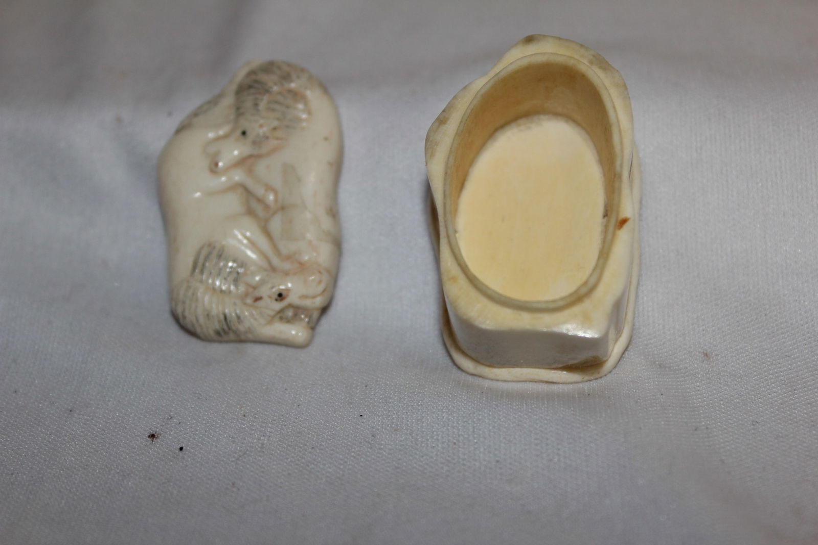 A Signed Japanese Bone Box - 4