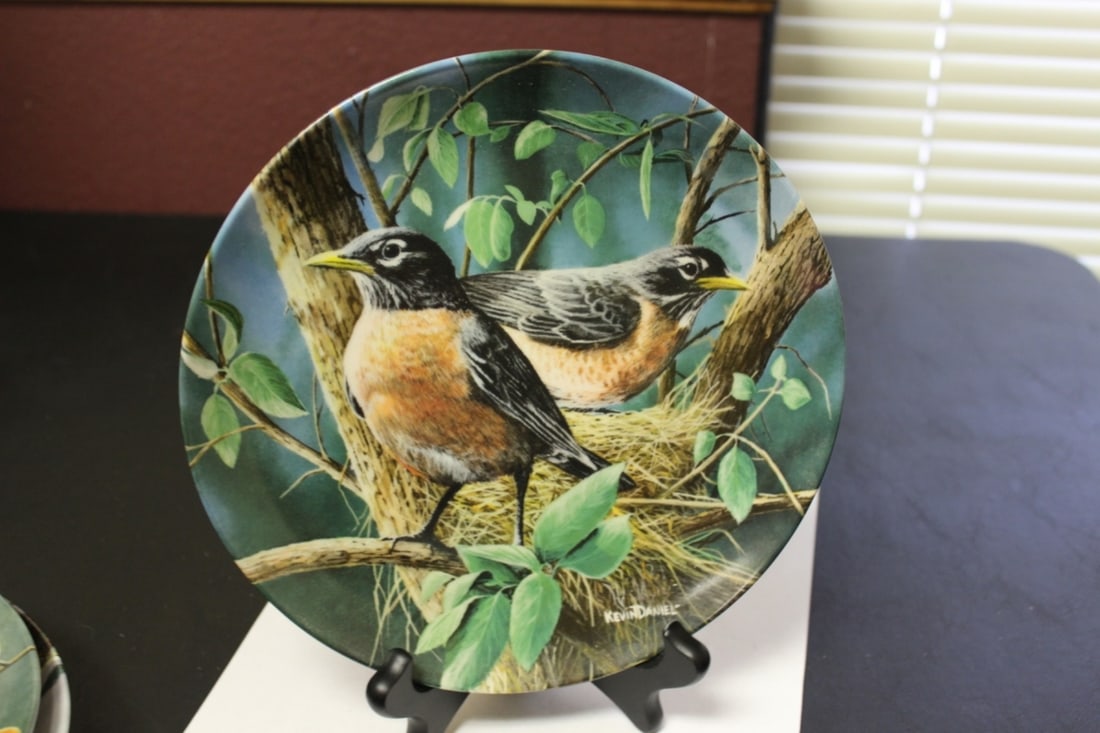 A Collector's Plate by Kevin Daniel: 8 1/2 in diameter