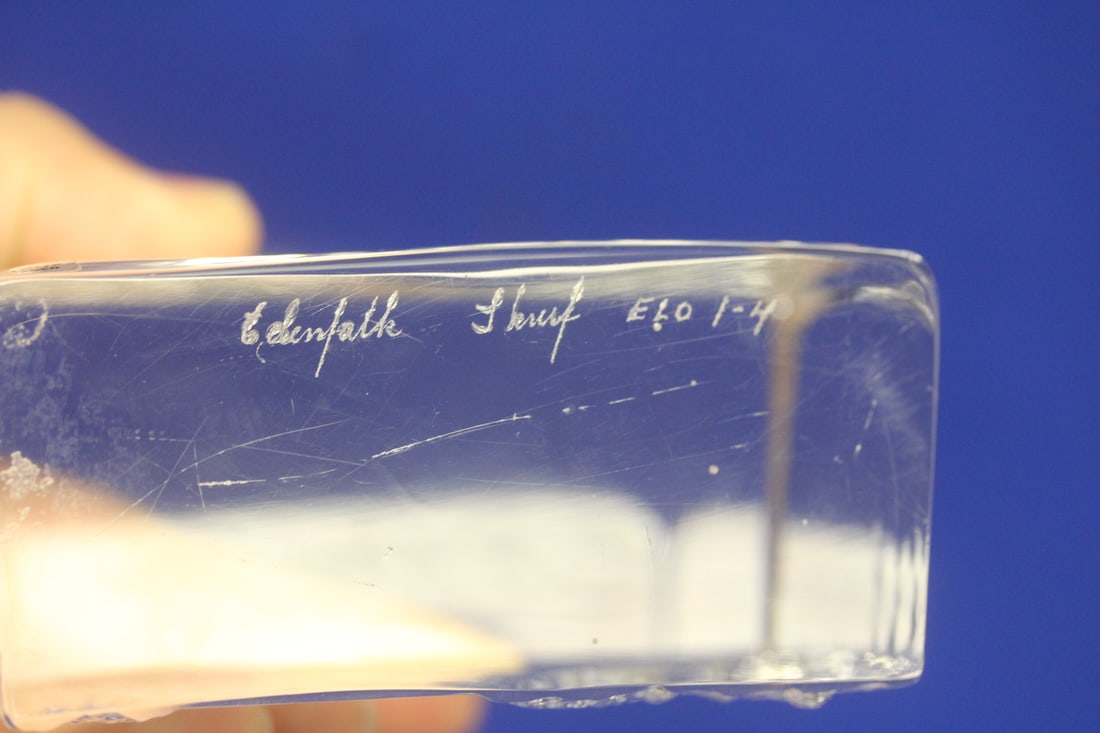 Signed Crystal Bookends - 5