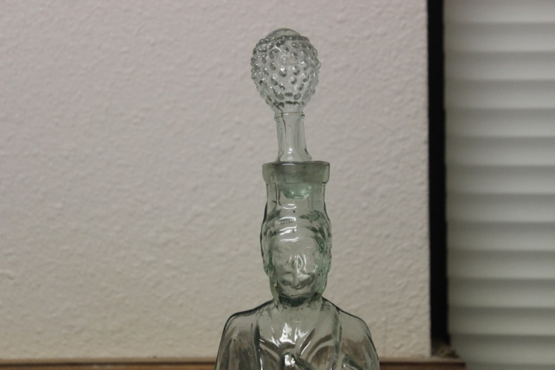 A Figeral Decanter with Stopper: Almost 17 inches tall