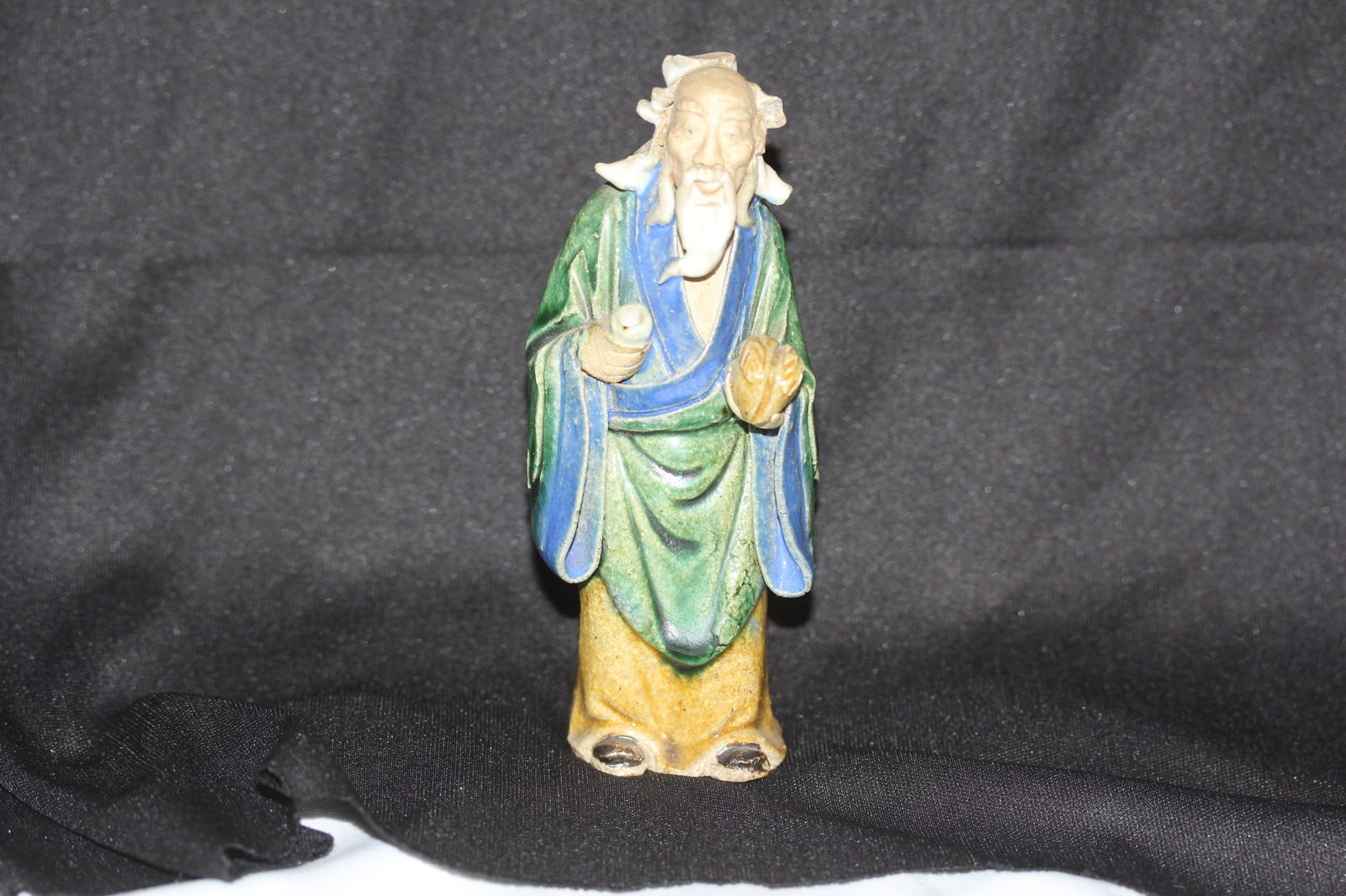 A Vintage Mud Figure: marked China - 4 3/4" tall