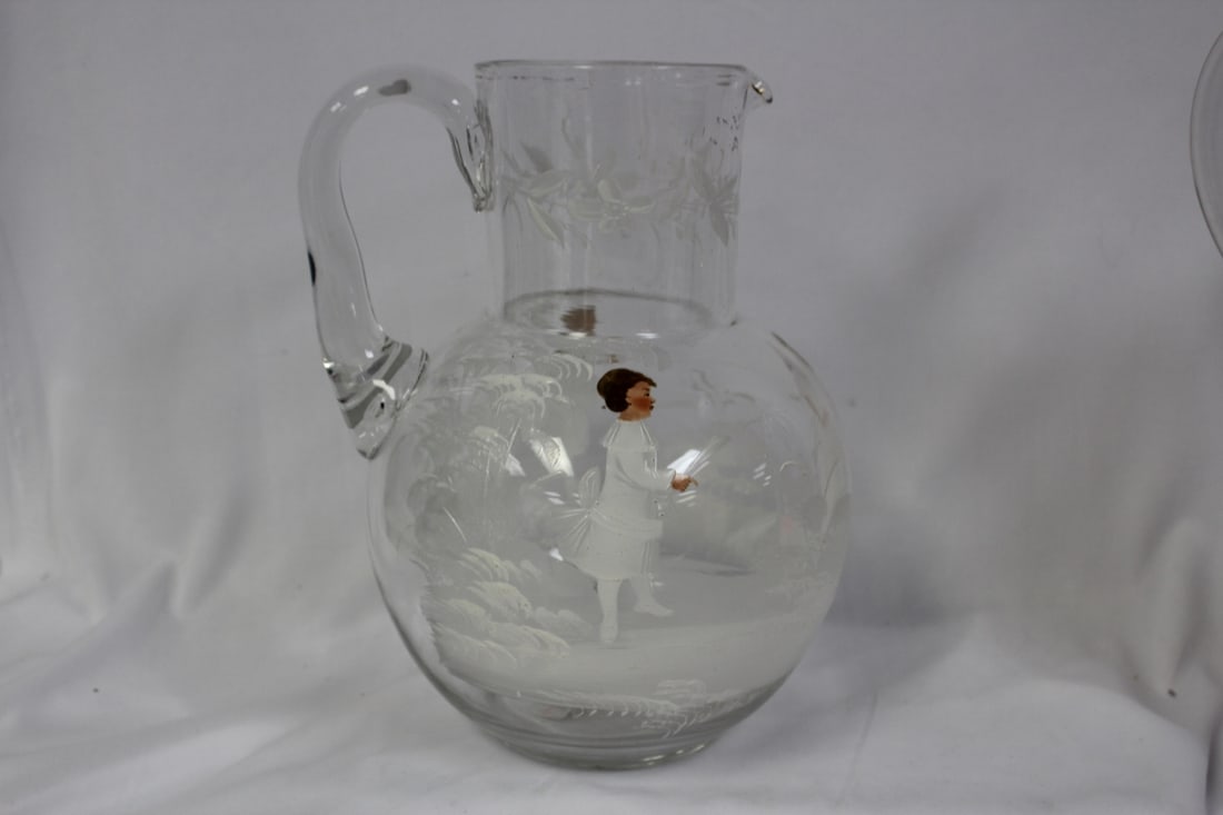 A Mary Gregory Pitcher - 3