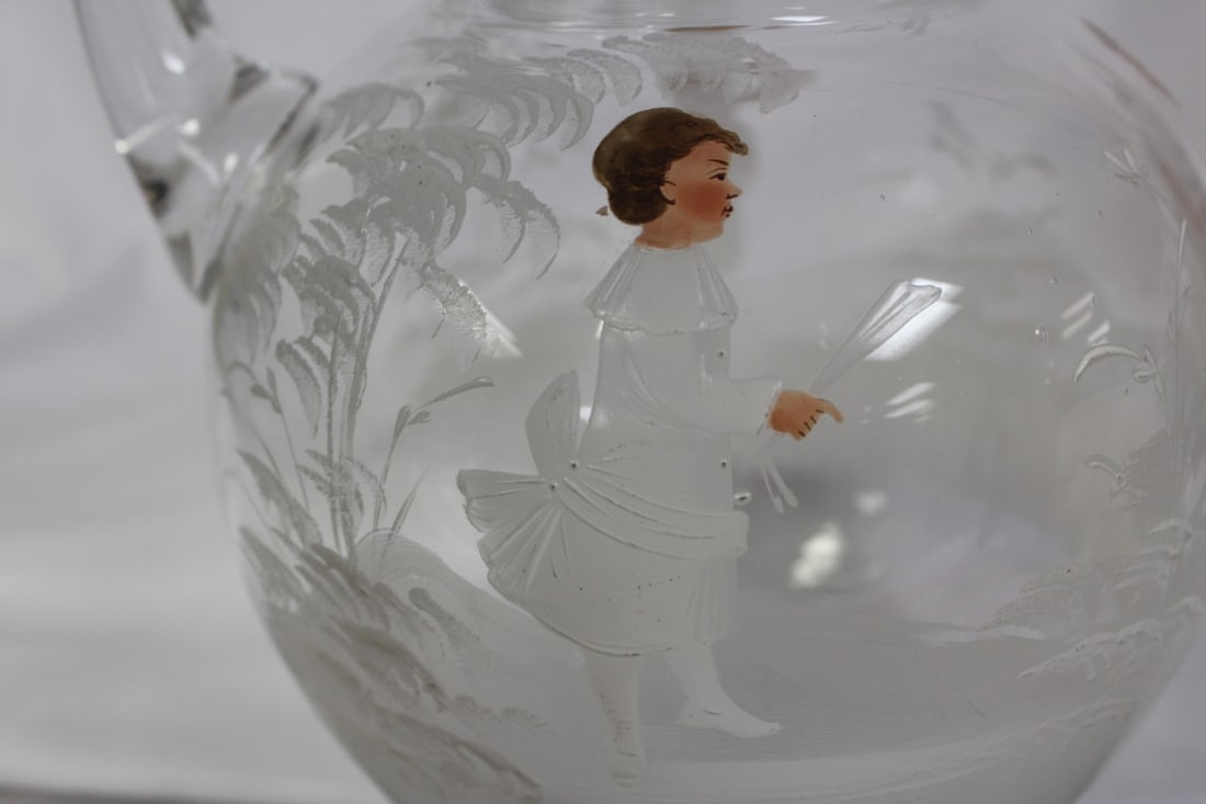 A Mary Gregory Pitcher - 5