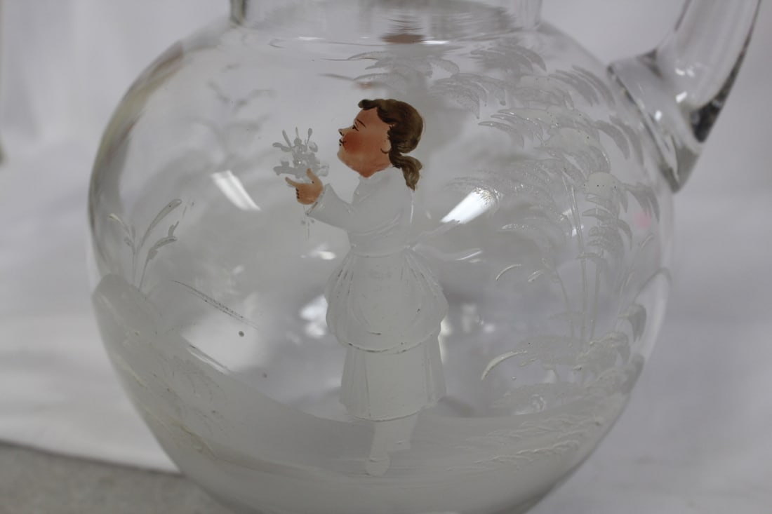 A Mary Gregory Pitcher - 7