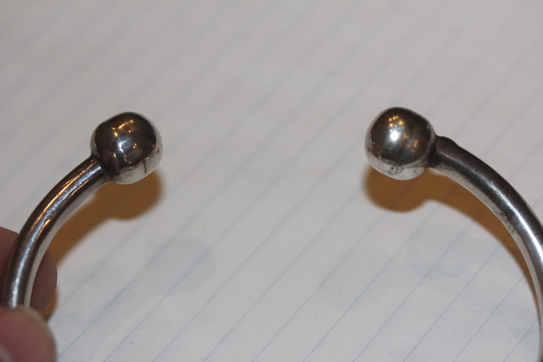 Sterling Bangle Bracelet - 4