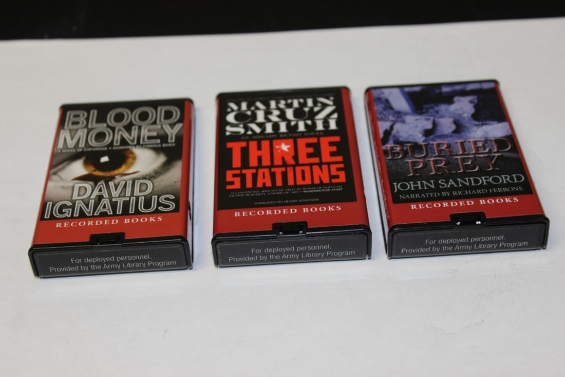 Lot of 3 Playaway Recorded Book: as shown on photos