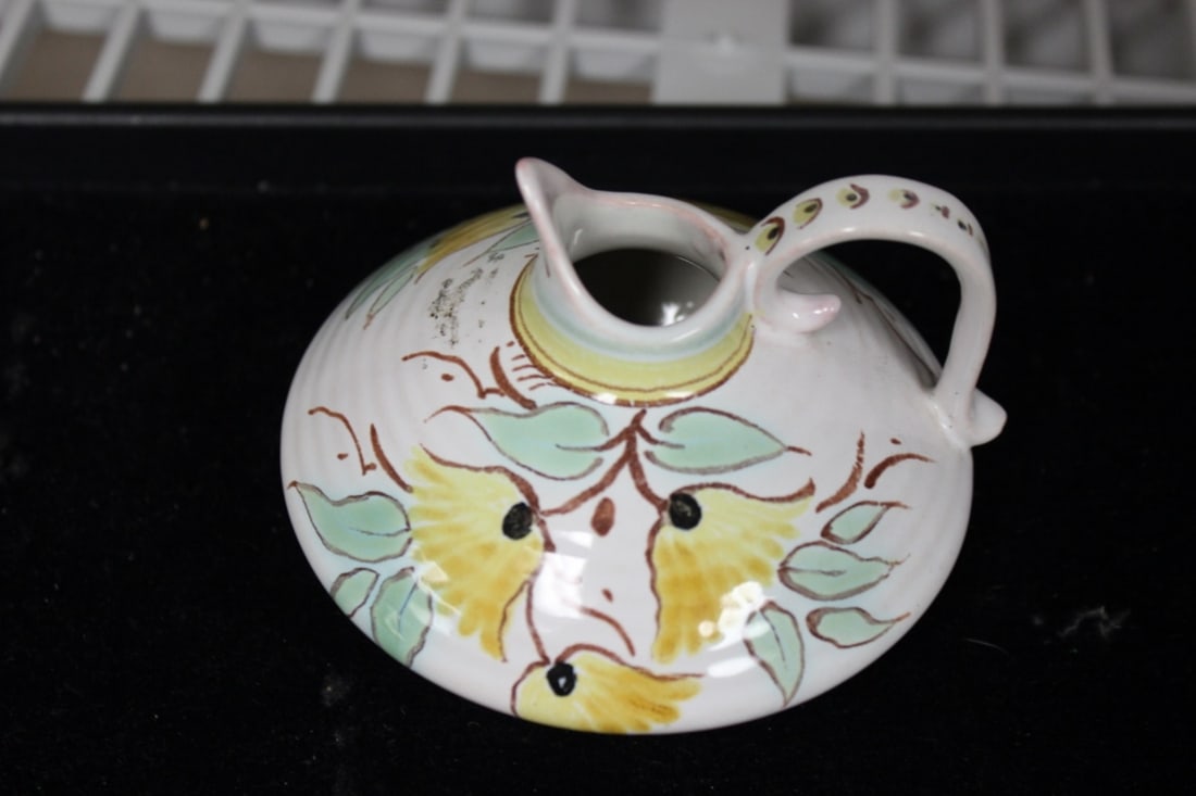 A Holland Ewer - Possibly Delf: Unusual Form - 3 1/2" tall