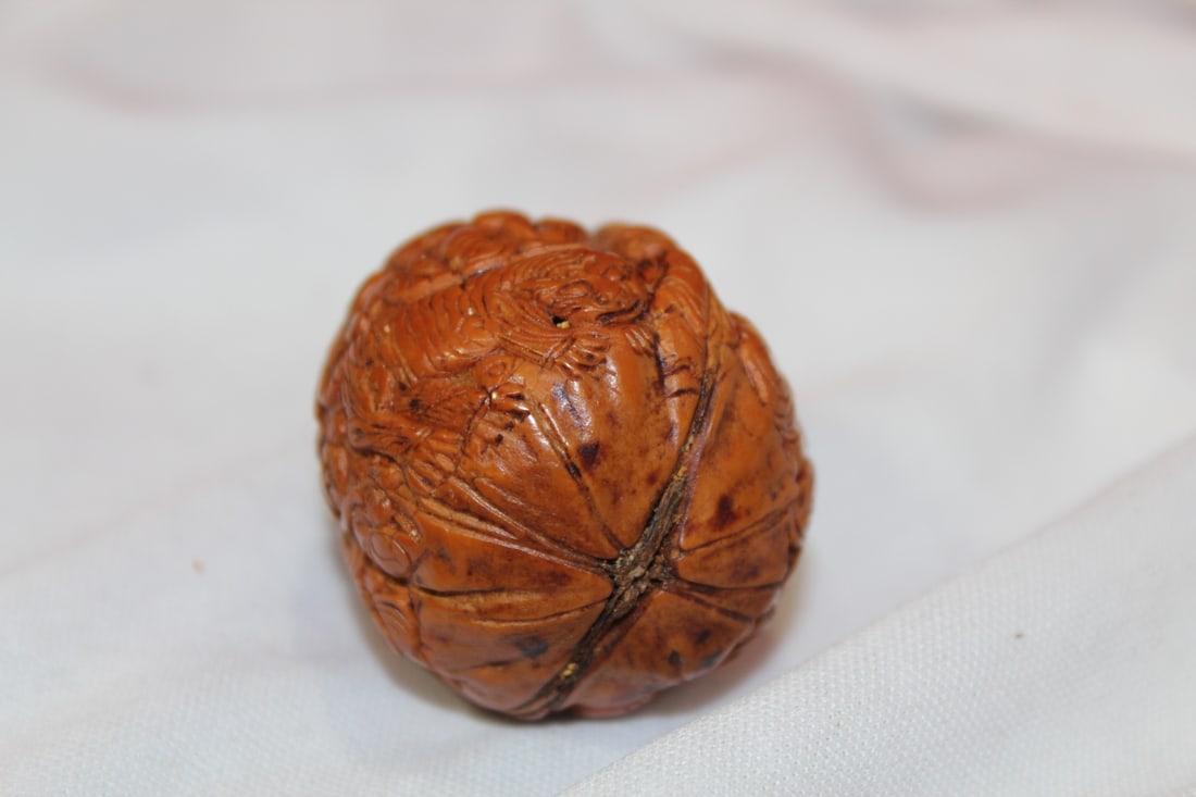 A Nicely Carved Walnut - 2