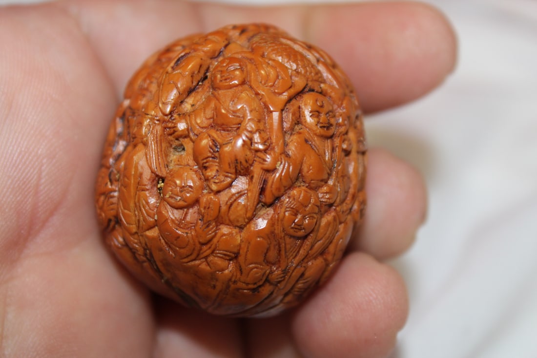 A Nicely Carved Walnut - 4