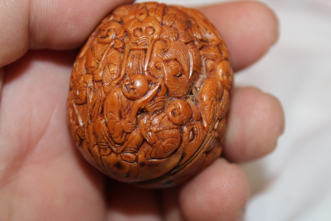 A Nicely Carved Walnut - 5