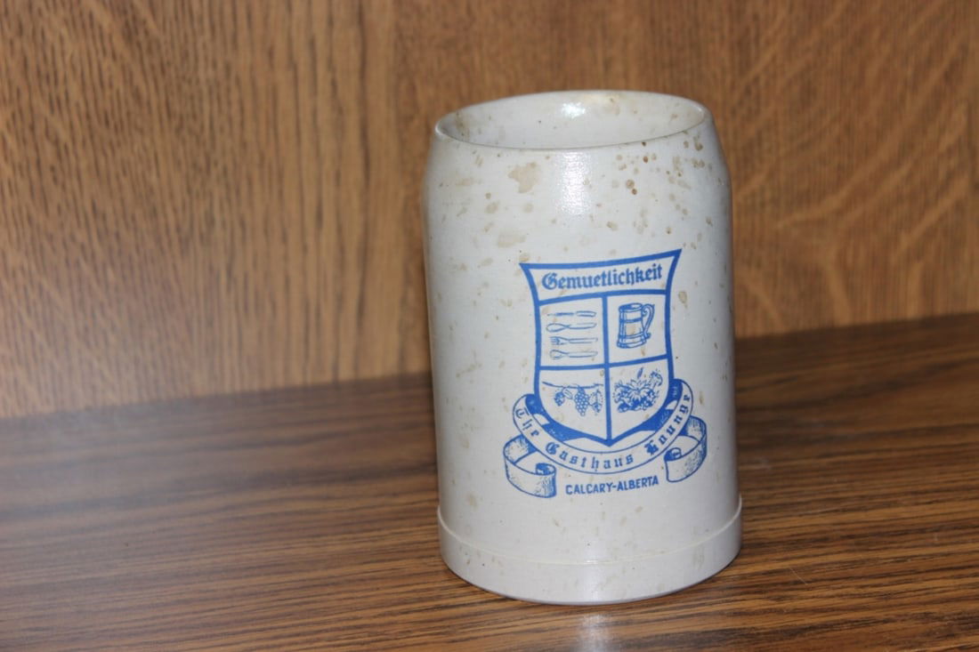 A Beer Mug or Stein: 5 3/8 inches tall