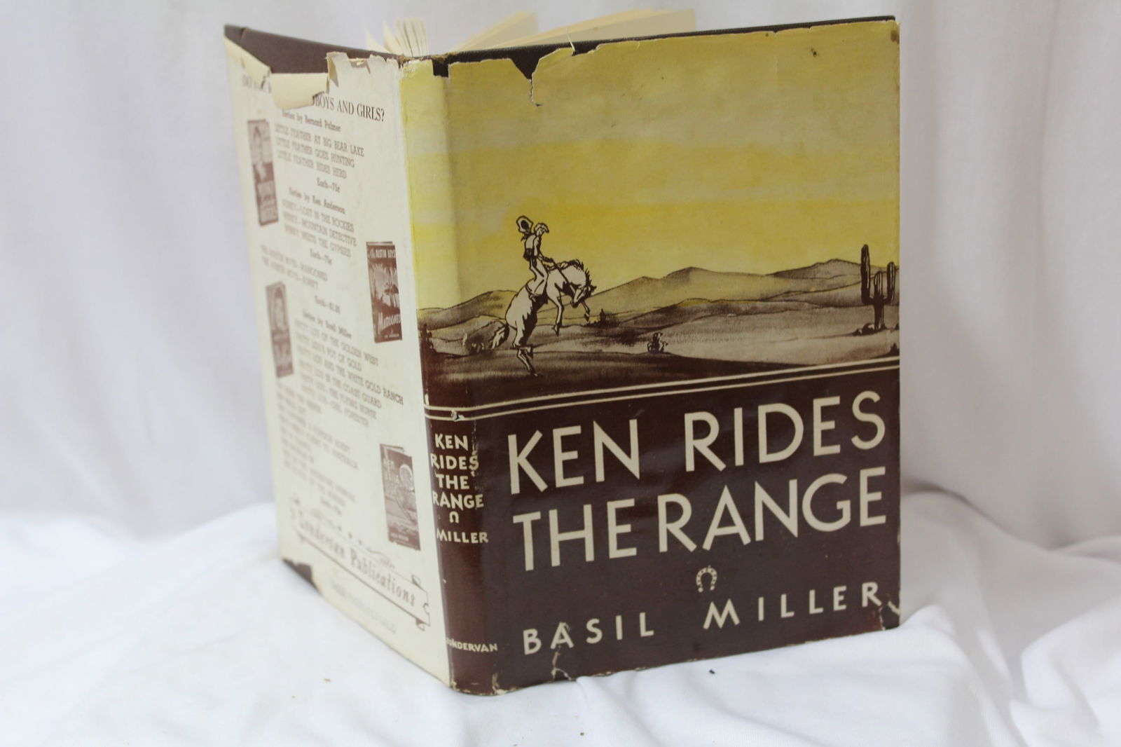 Hardcover Book - Ken Rides the Range: by Basil Miller - first edition 1941