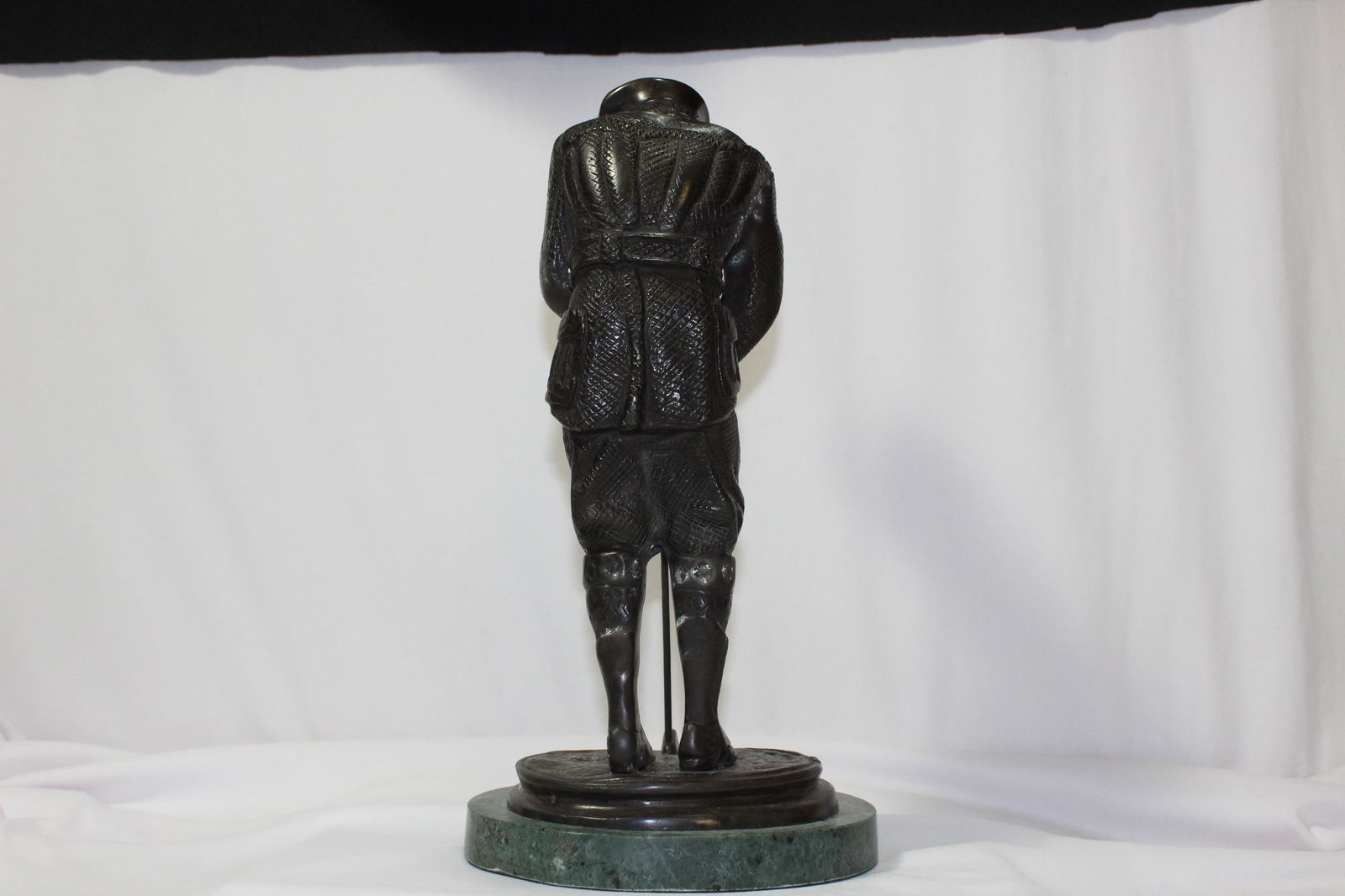 A Bronze Golfer Statue - 3