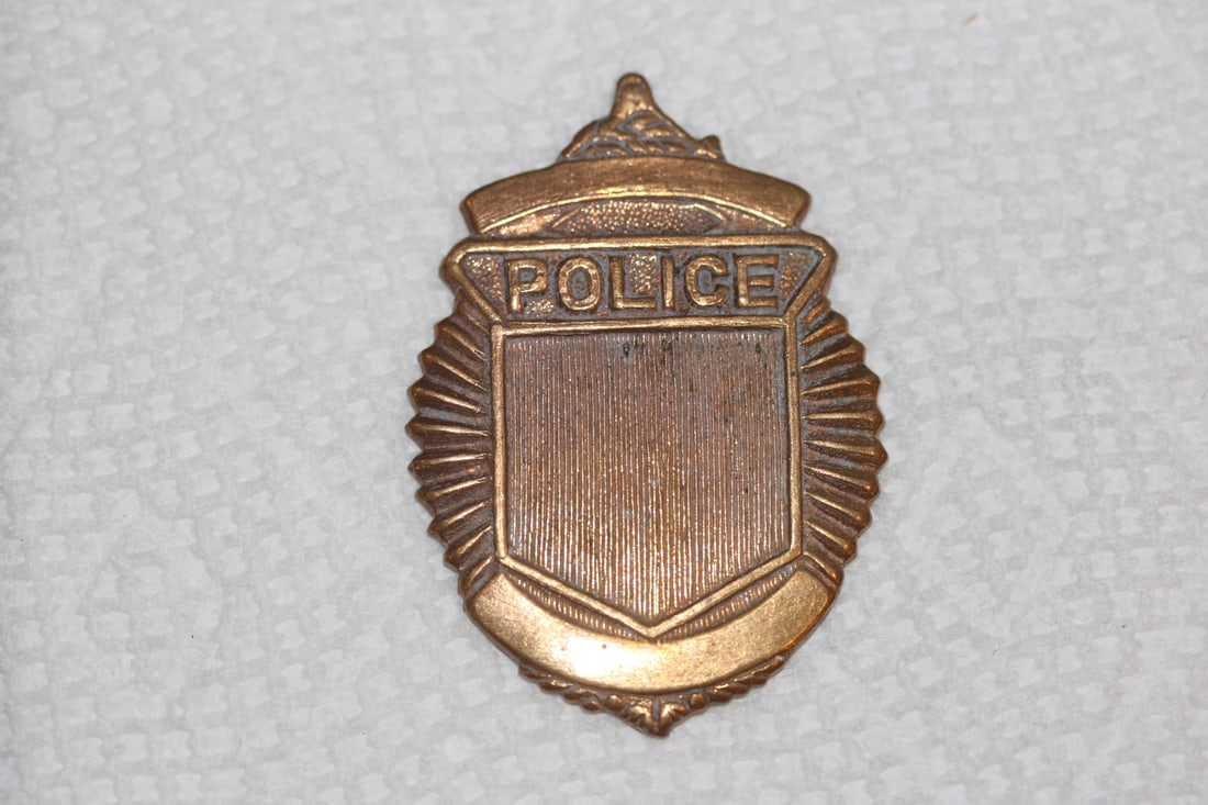 Brass Police Badge (1 of 3)