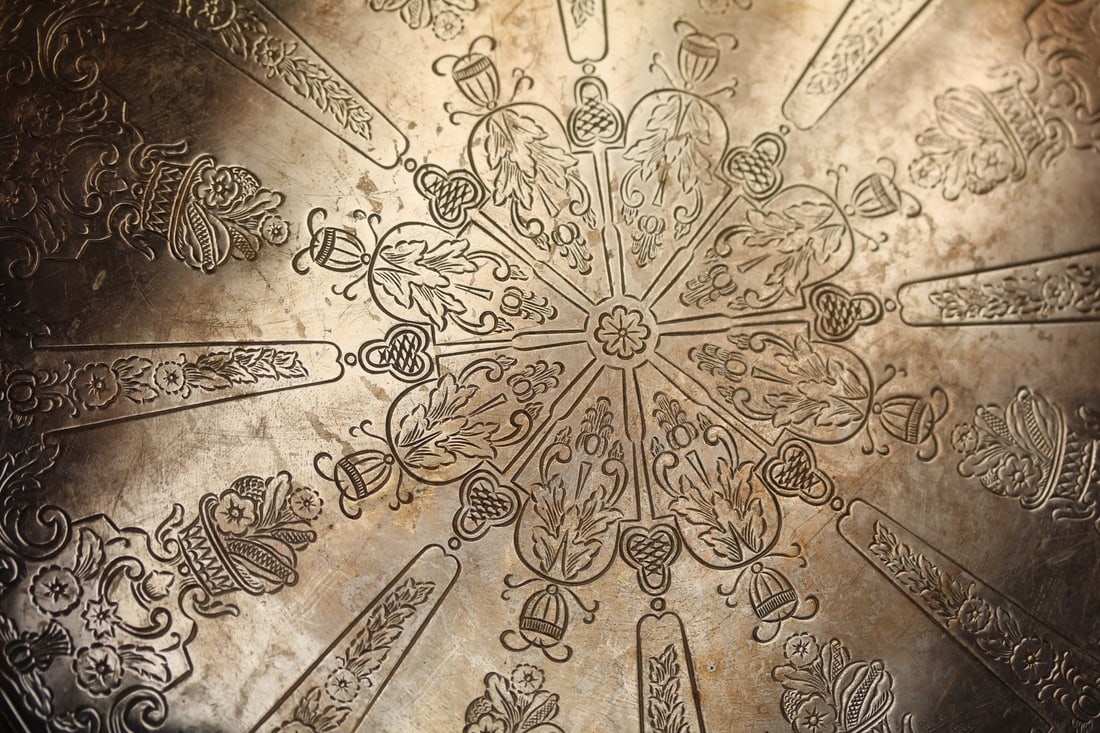 Beautiful Silverplated Trivet - 2