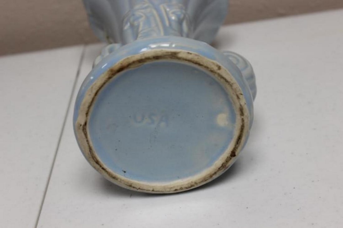 A Large Shawnee Cornucopia Vase - 2