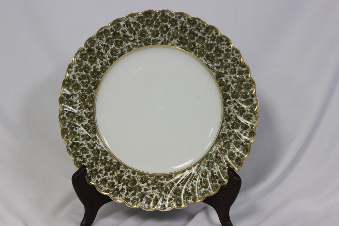 A Haviland Limoge H+C Salesman Sample Plate (1 of 8)