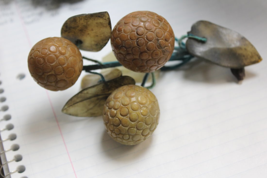 Jade/Stone Chinese Fruit - 2