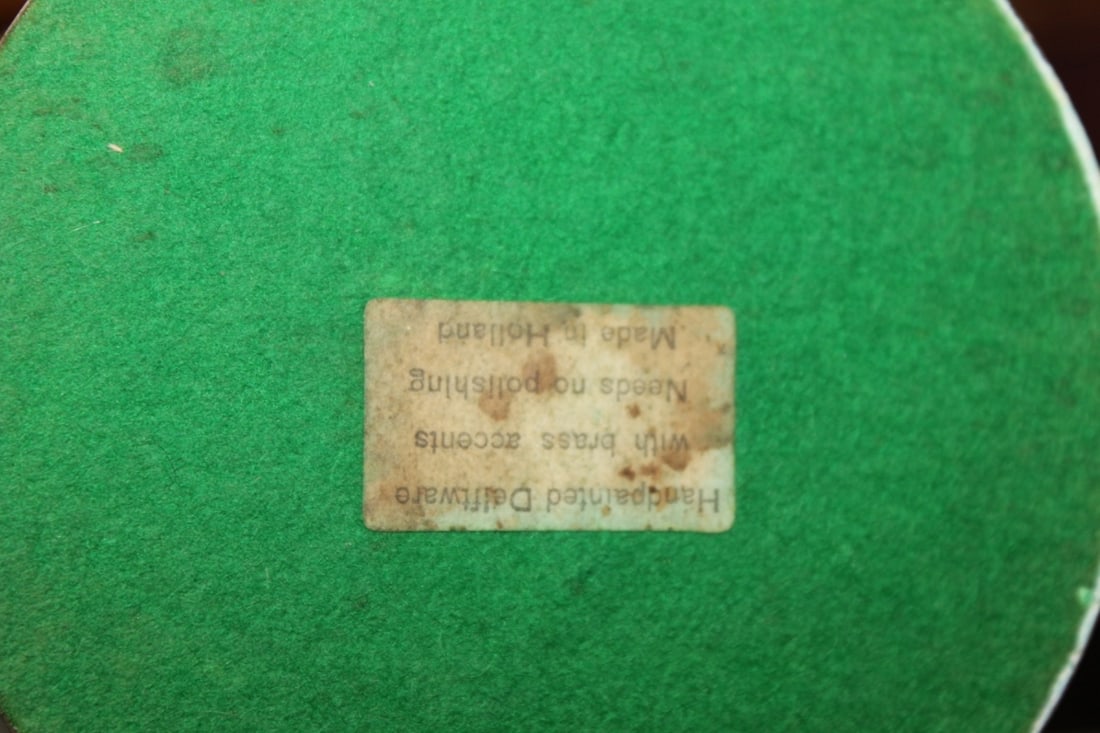 A Delf Brass Accent Vase - 2