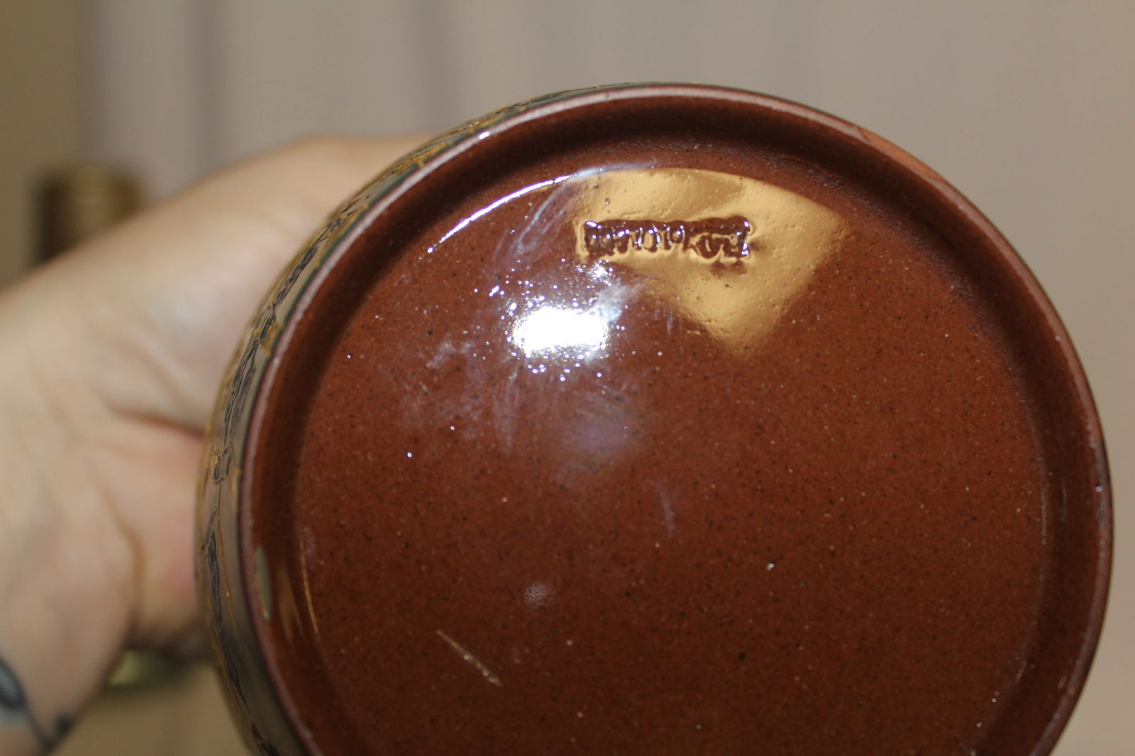 A Signed Ceramic Jar - 8