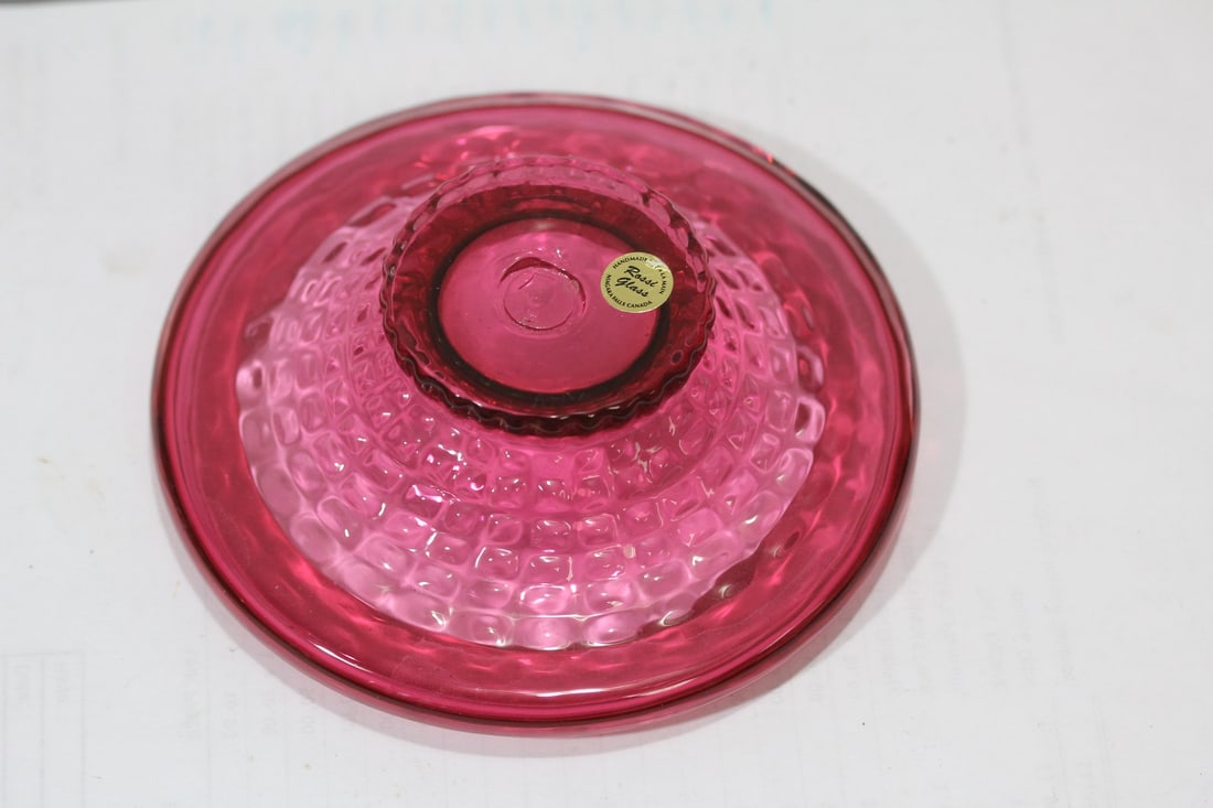 A Ruby or Cranberry Red Bowl - 4