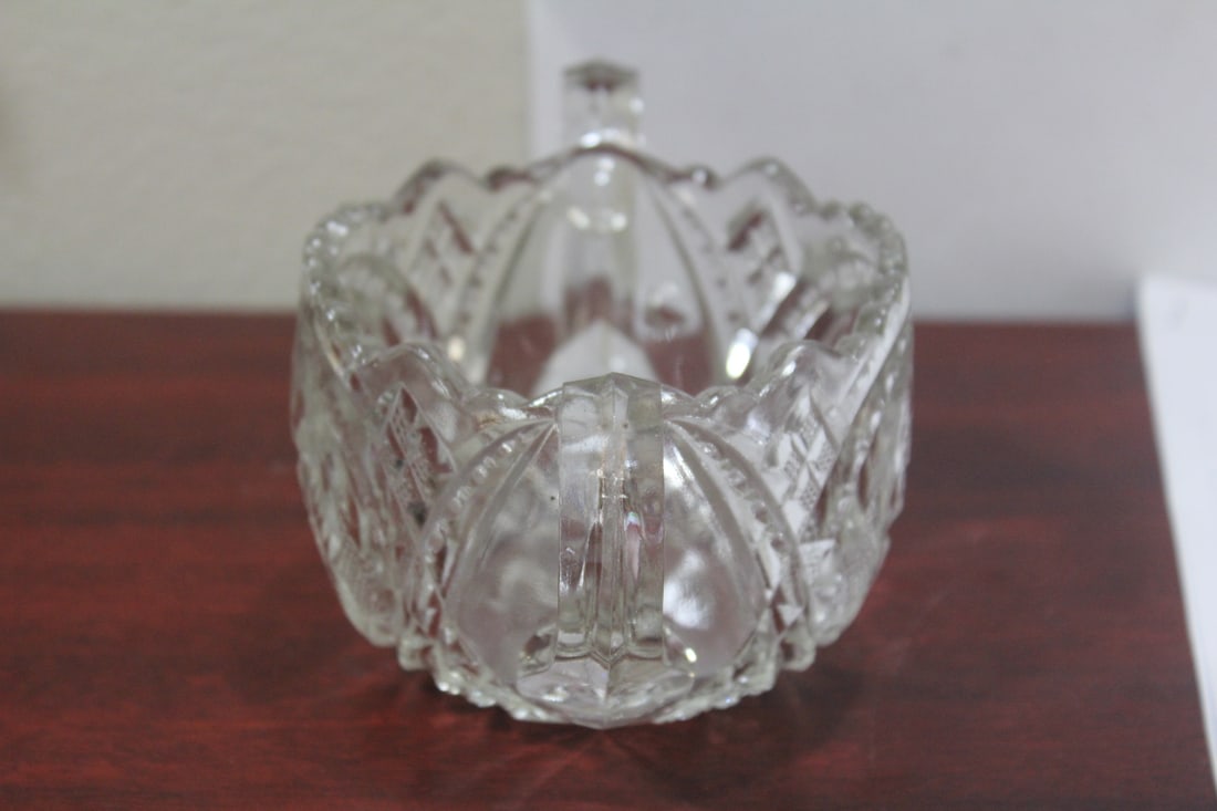 A Glass Sugar Container - 5