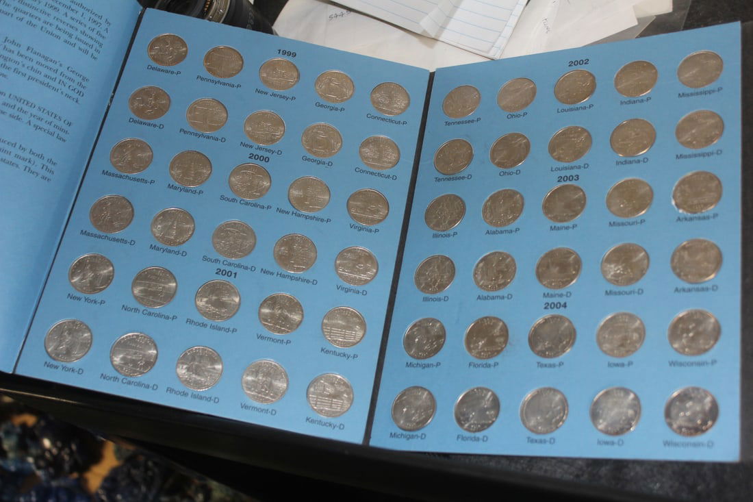 Fifty State Commemorative Quarter Folder - 3