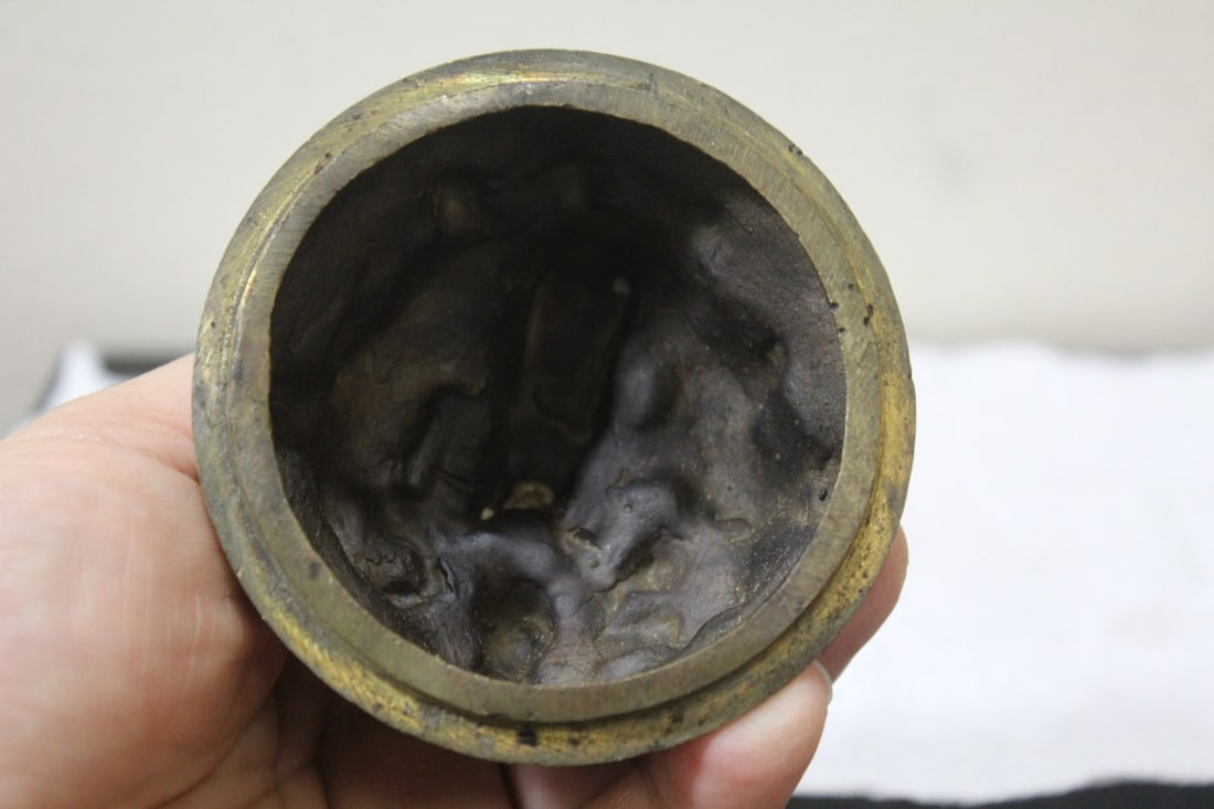 A Signed Chinese Bronze Censor - 8