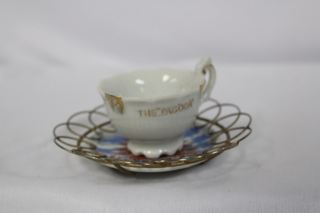 Miniature Souvenir Cup and Saucer: as shown