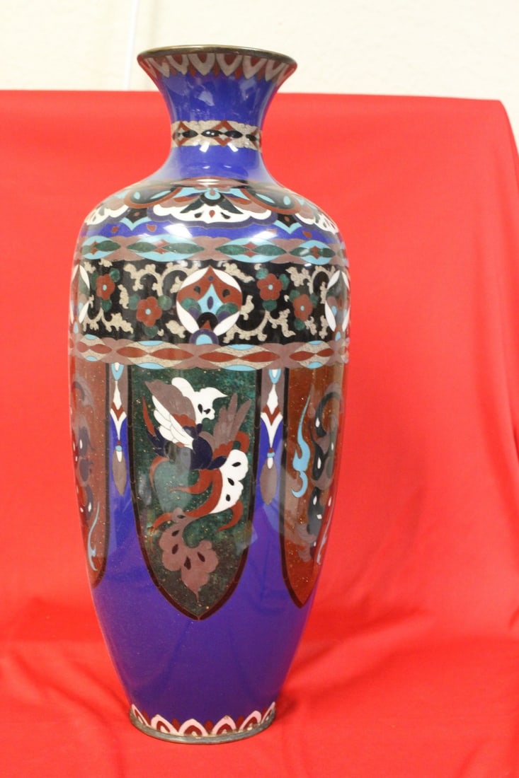 An Antique Japanese Cloisonne Vase (1 of 7)