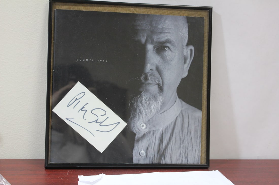 An Autographed Peter Gabriel Album: as shown on photos