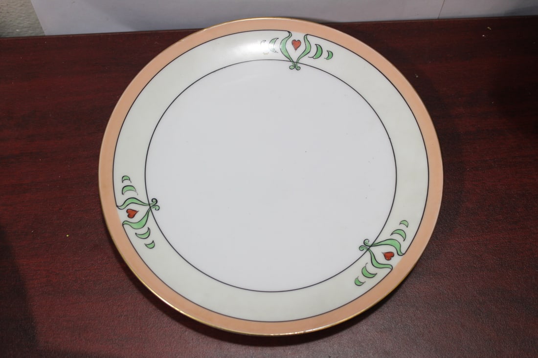 A German Plate: 8 3/8" in diameter