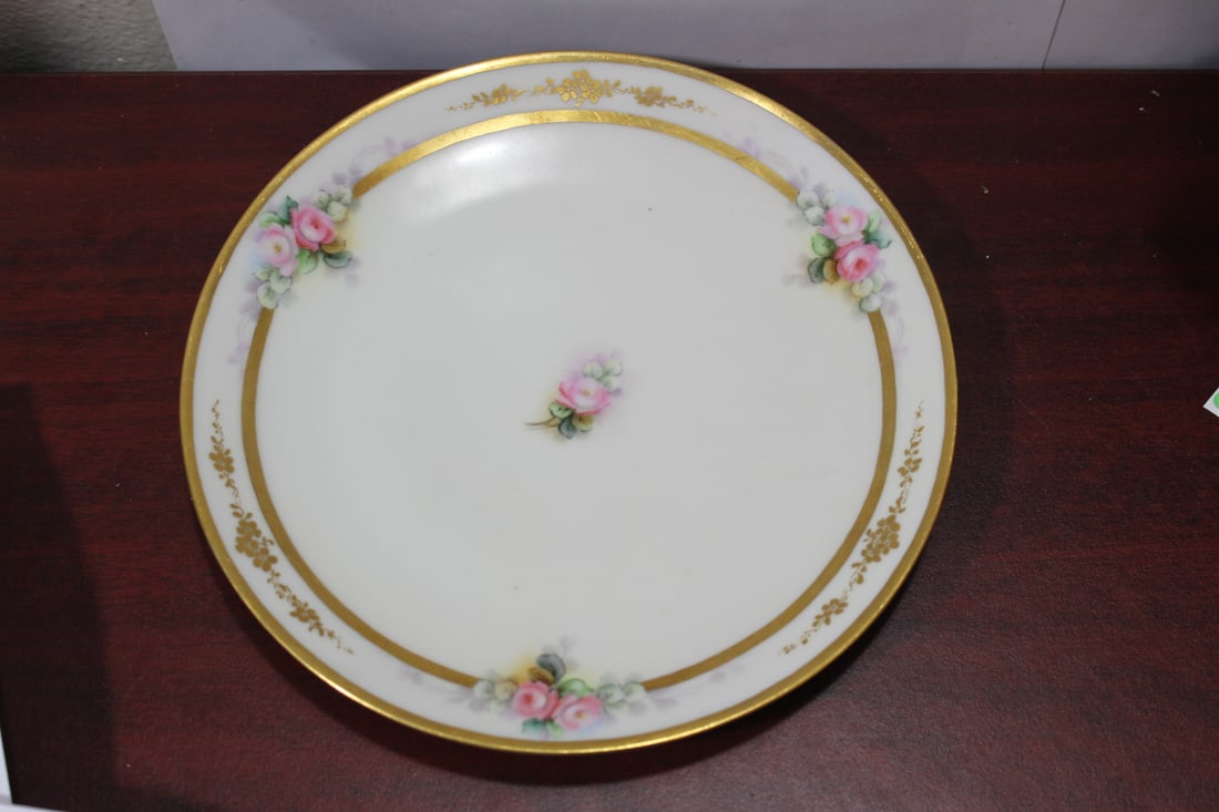 A German Plate: 8 1/2" in diameter