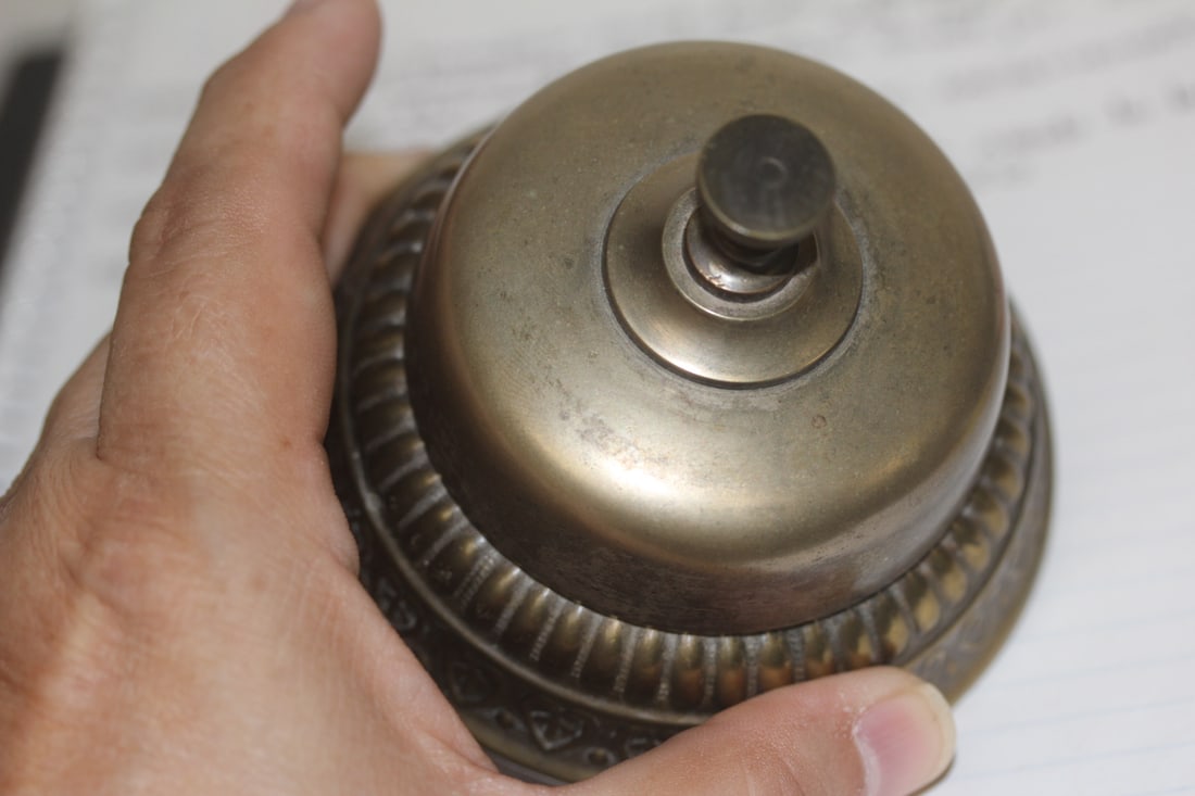 Antique Hotel Table Bell - 5