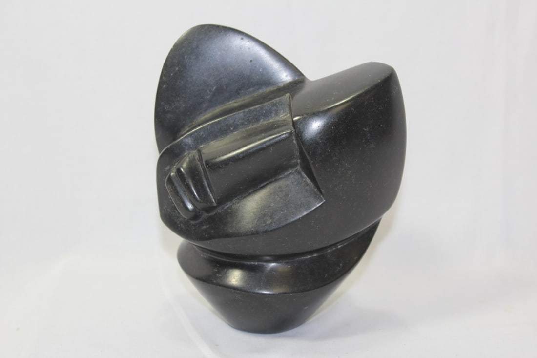 A Heavy Soapstone Bust - 2