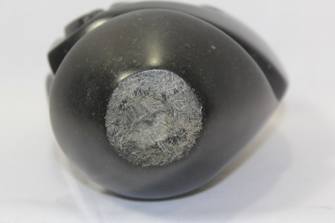 A Heavy Soapstone Bust - 3