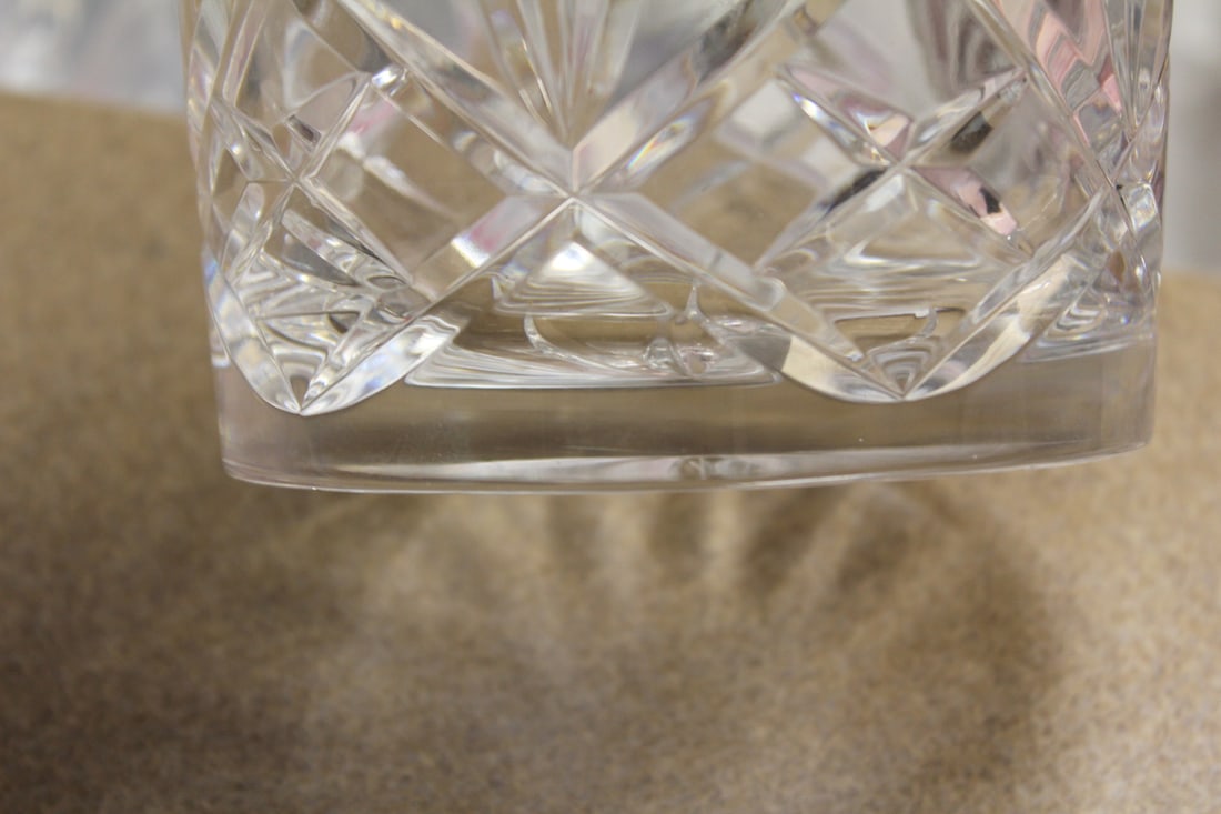 Cut Glass Container - 2