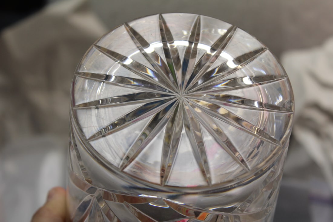 Cut Glass Container - 3