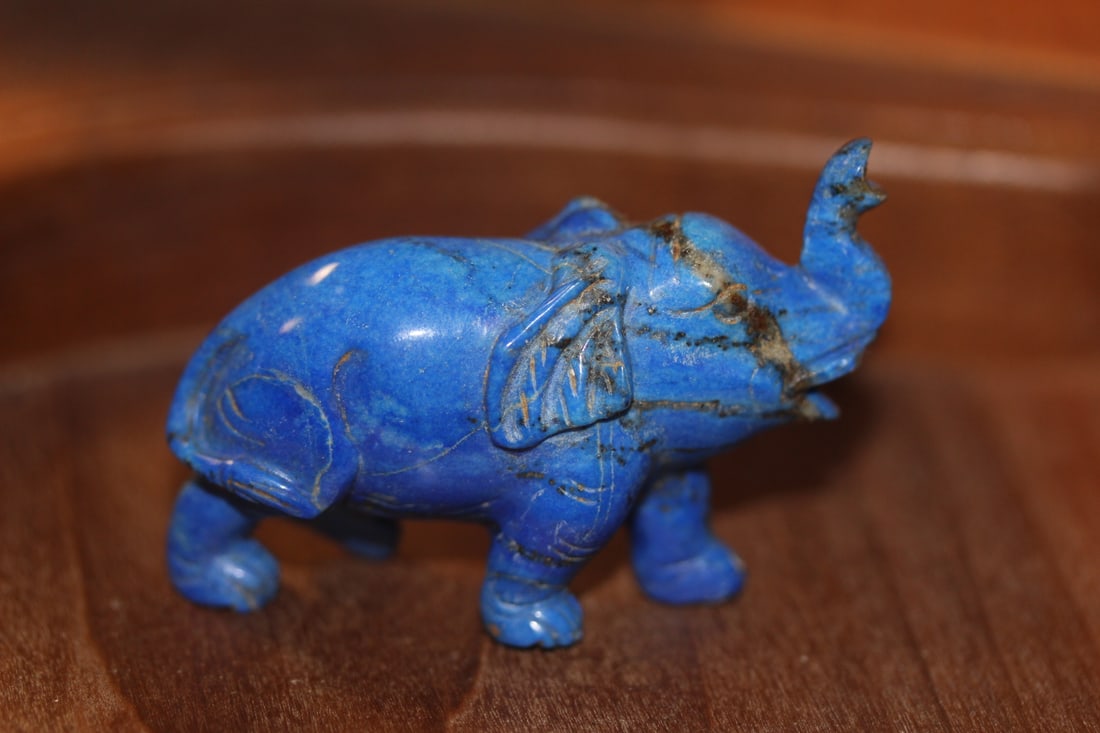 Lapis Lazuli Gemstone Elephant - 2