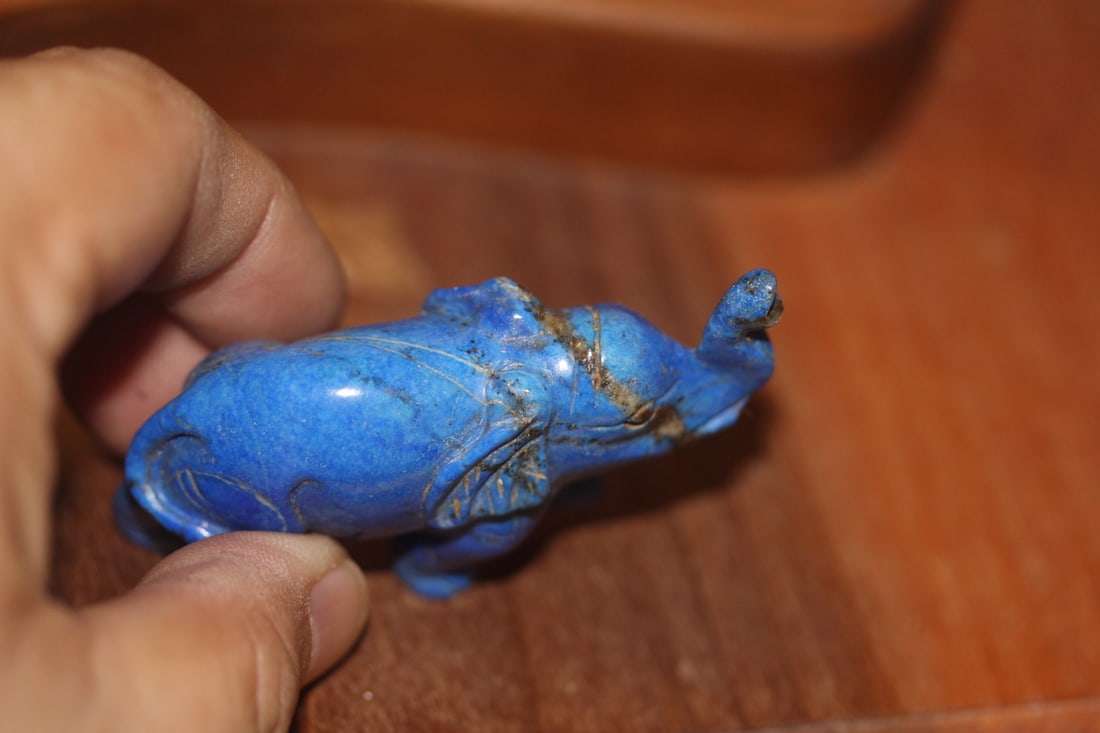 Lapis Lazuli Gemstone Elephant - 3