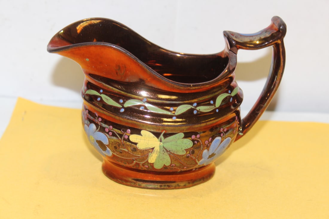 A Ceramic Lusterware Creamer - 3