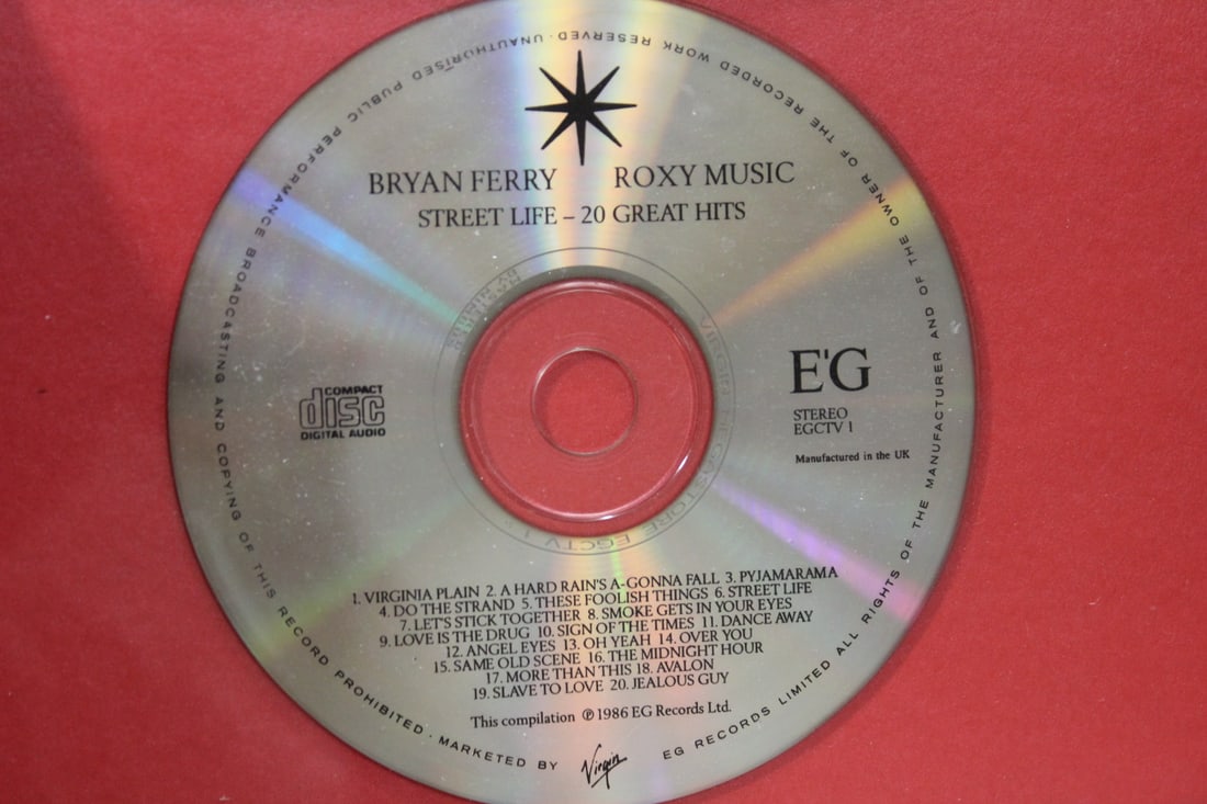 A Signed Bryan Ferry Cd - 3