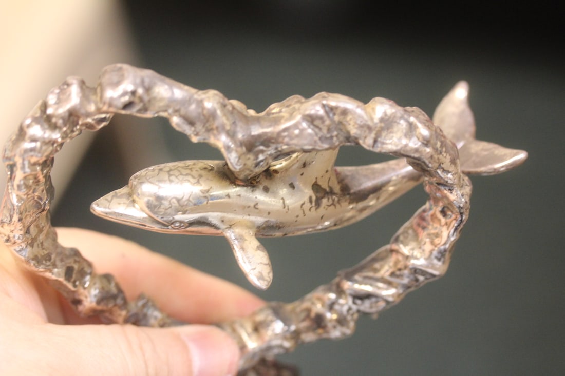 Silverplate dolphin - 4