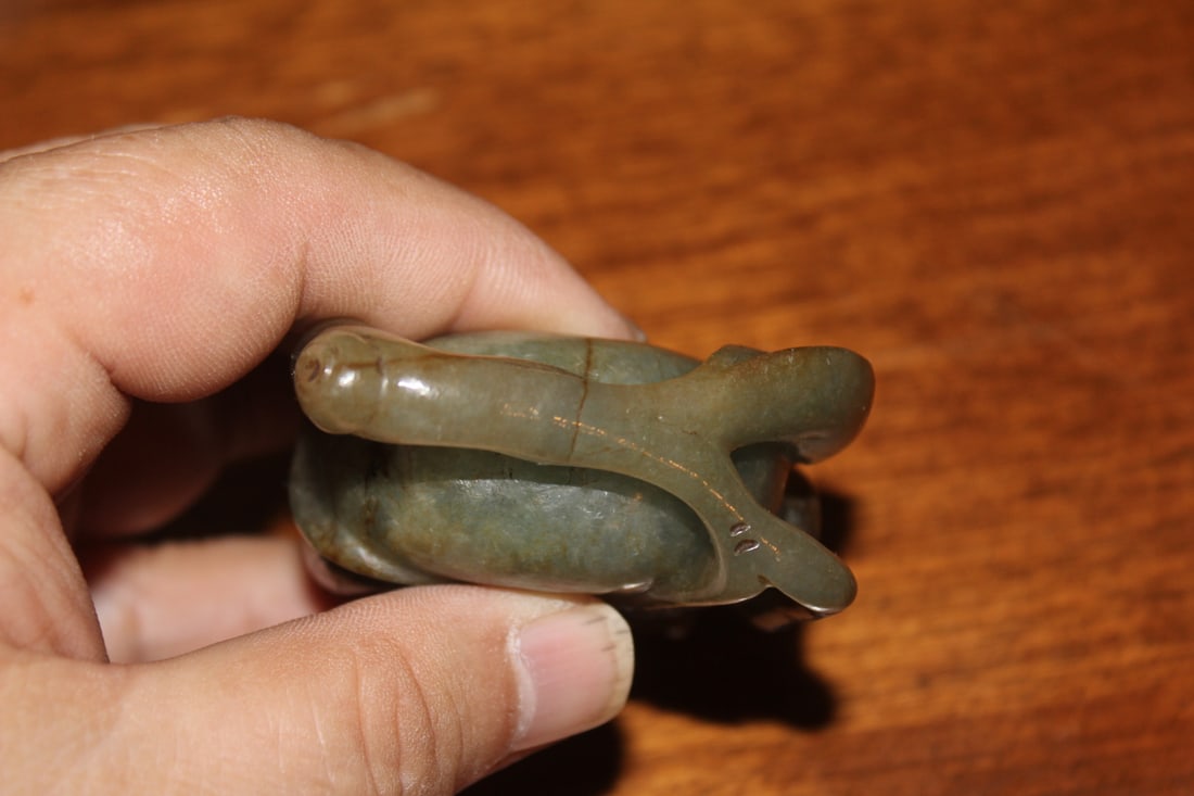 Small Nephrite Jade Washer - 4