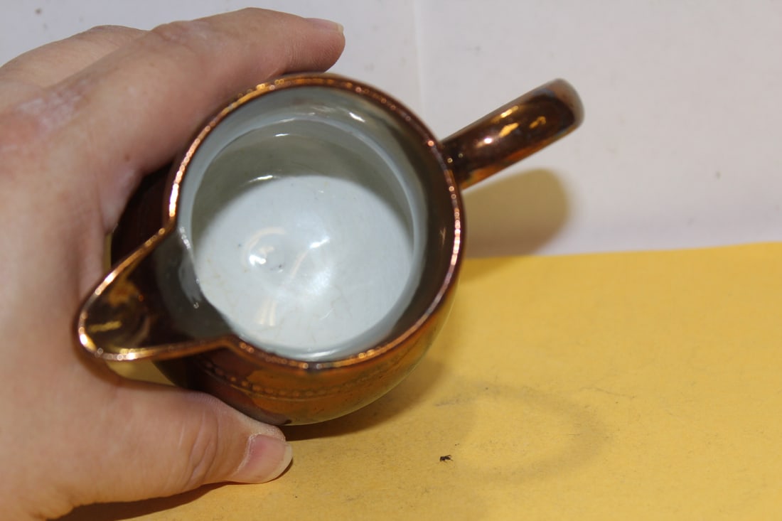 A Ceramic Lusterware Pitcher - 5