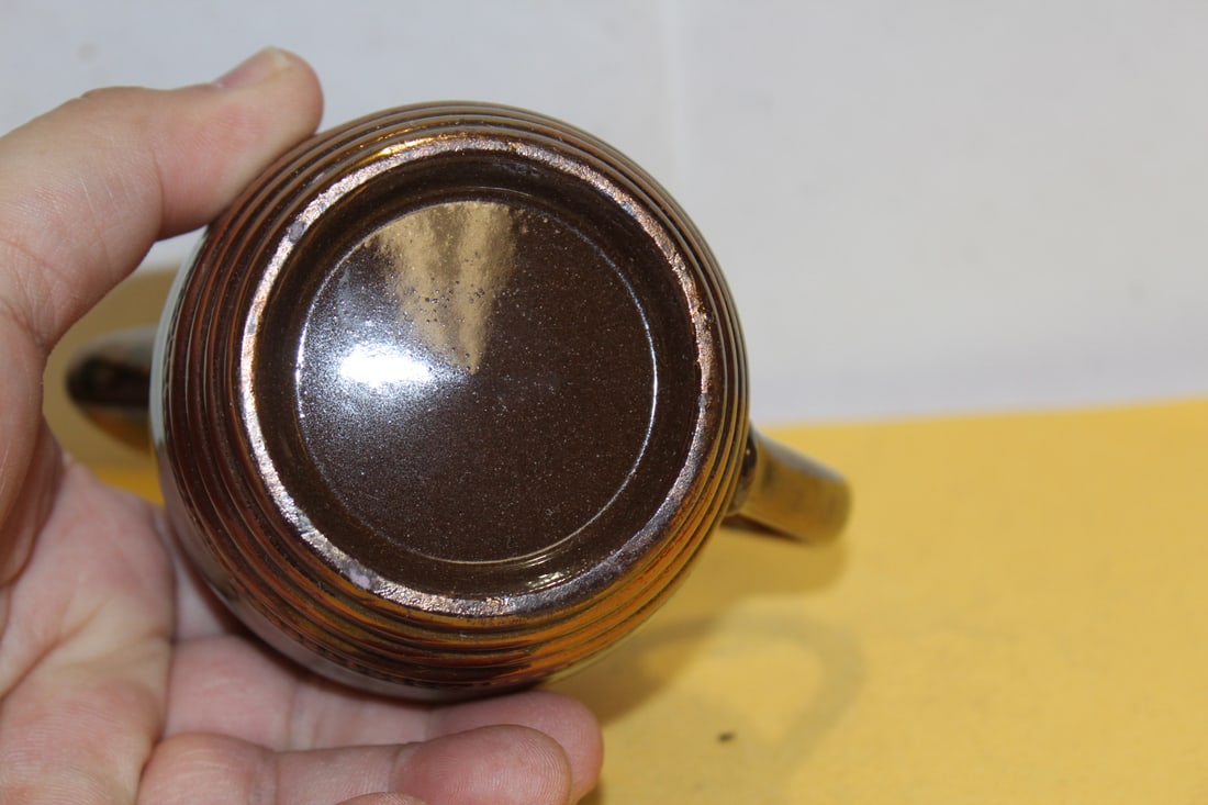 A Ceramic Lusterware Pitcher - 6