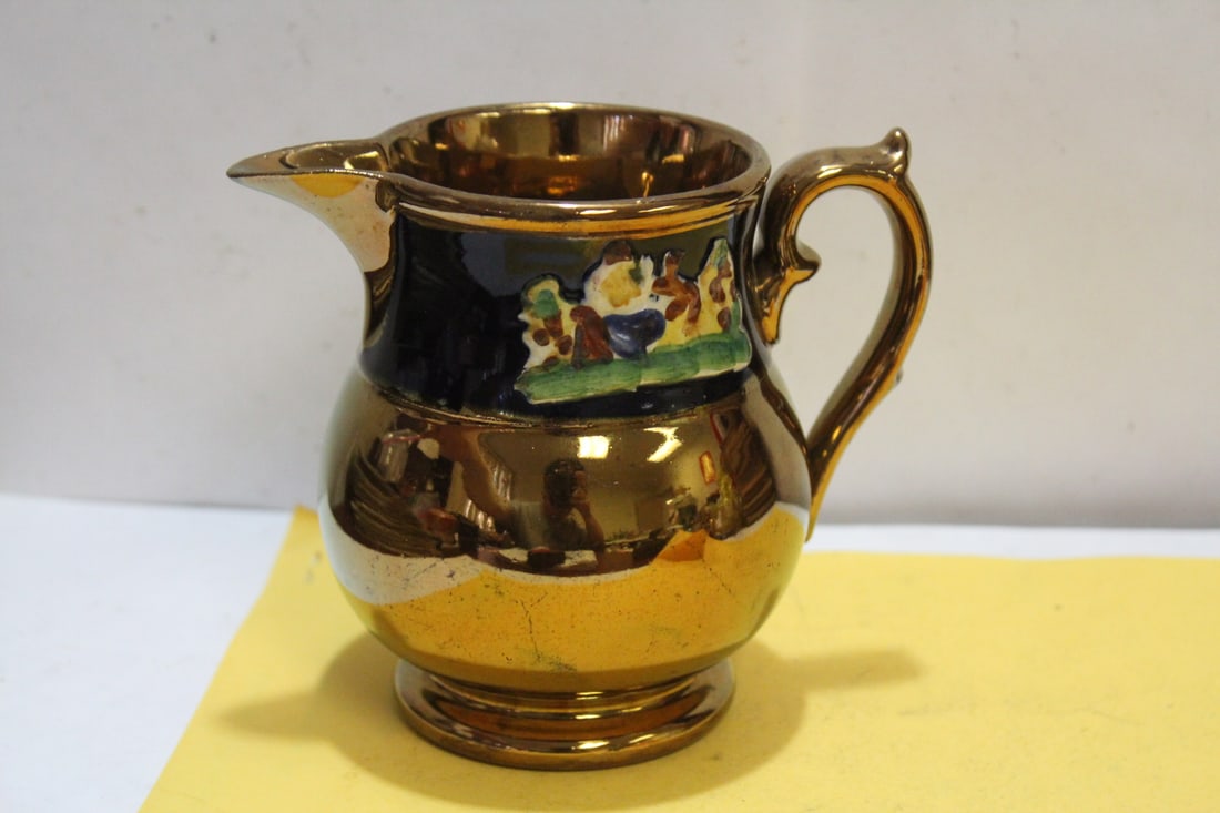 A Ceramic Lusterware Pitcher - 3