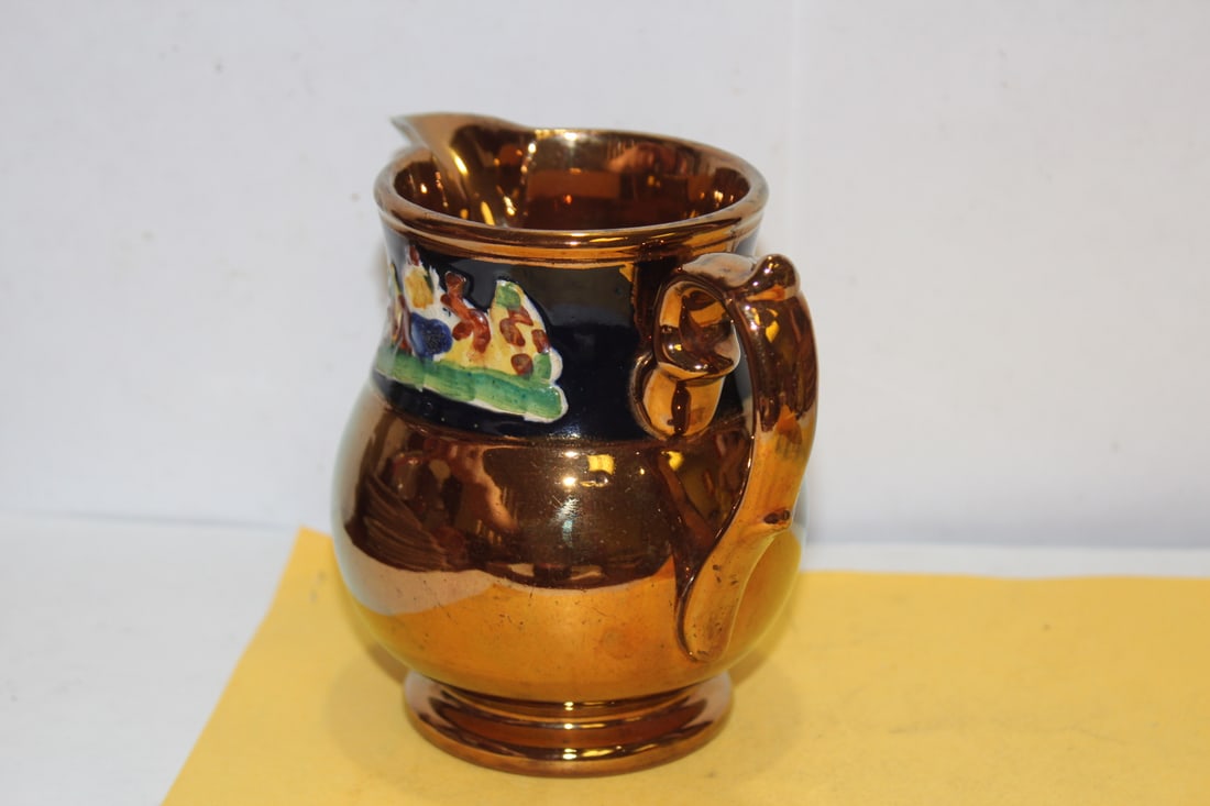 A Ceramic Lusterware Pitcher - 4