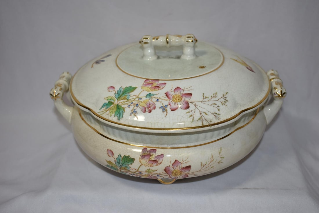 An Antique Taureen: 10" across