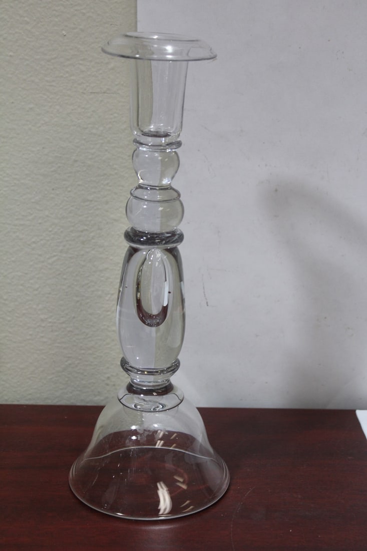 A Single Glass Candlestick - 3